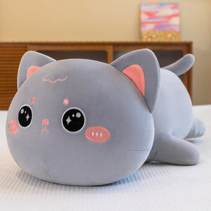 Momo & Nala the Kawaii Laying Cats-Enchanted peach