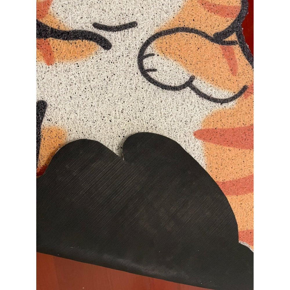 My Cute Animal Shape Floor Mat-Enchanted peach