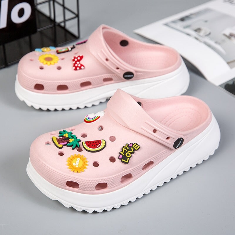 My Love Kawaii Clogs Women-Enchanted peach