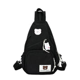 Myron Bear Colour Block Mini Backpack-Enchanted peach