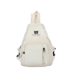 Myron Bear Mini Backpack-Enchanted peach