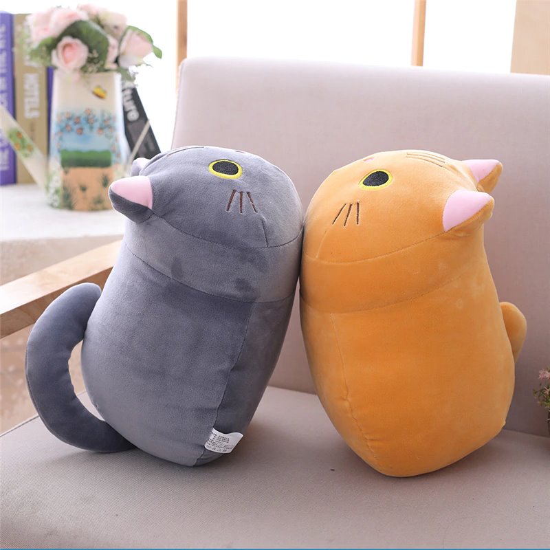 Napping Neko Plushies-Enchanted peach