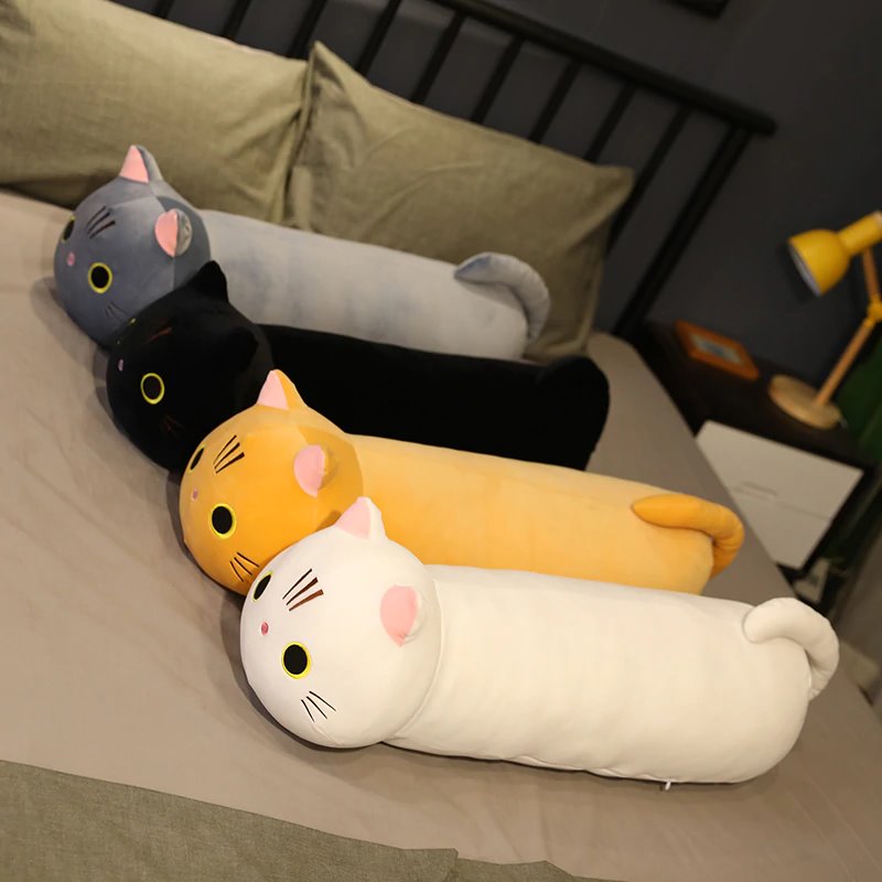 Napping Neko Plushies-Enchanted peach