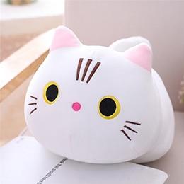 Napping Neko Plushies-Enchanted peach