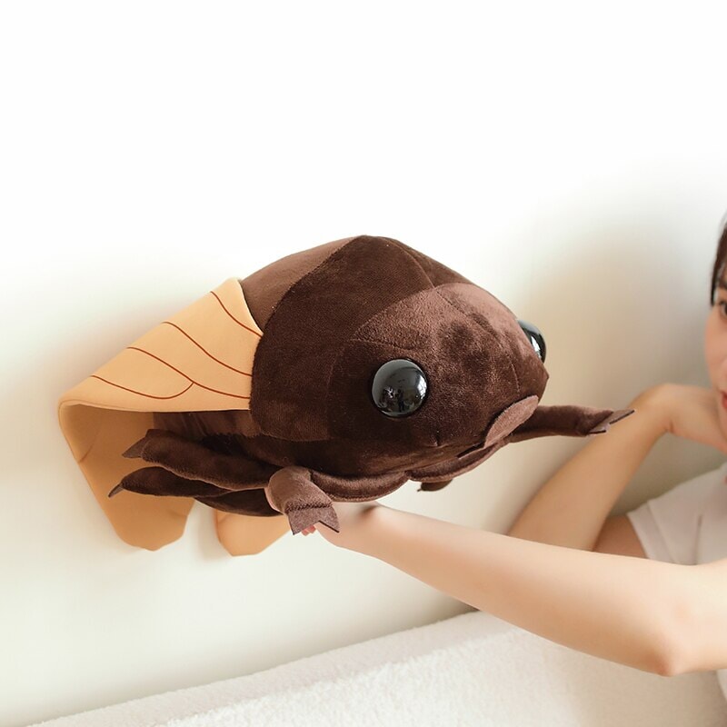 Nori & Hana the Big Fly Insect Plushies-Enchanted peach