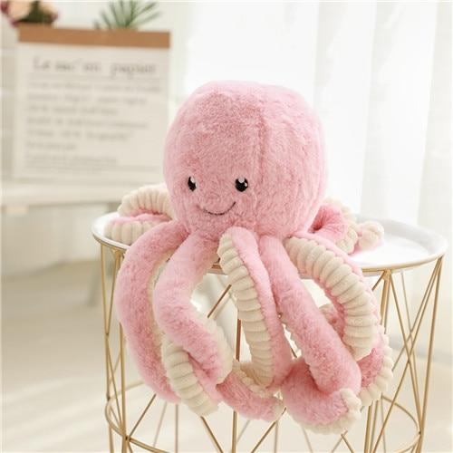 OCTAVO FAMILY (Octopus) Plushies-Enchanted peach