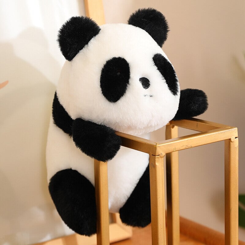 Panda & Bamboo Buddy Plushies-Enchanted peach