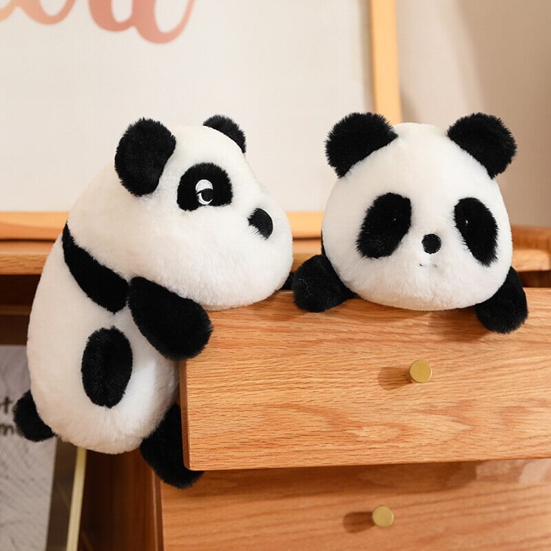 Panda & Bamboo Buddy Plushies-Enchanted peach