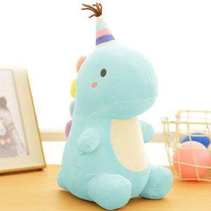 Party Dinosaur Plushies-Enchanted peach