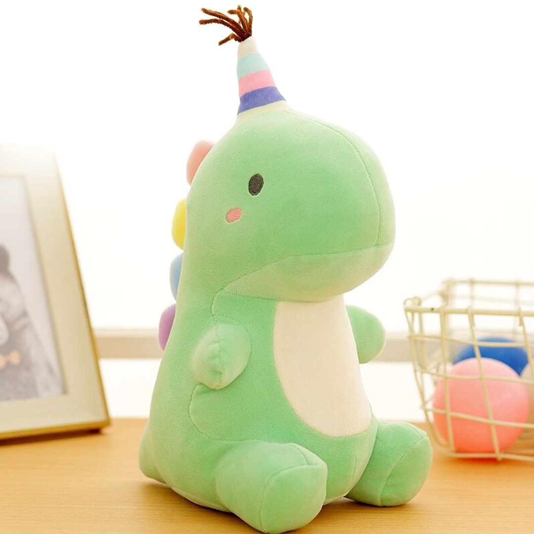 Party Dinosaur Plushies-Enchanted peach