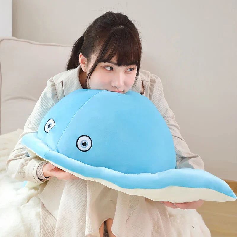 Pastel Purple Blue Stingray Plushies-Enchanted peach