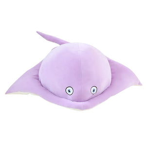 Pastel Purple Blue Stingray Plushies-Enchanted peach