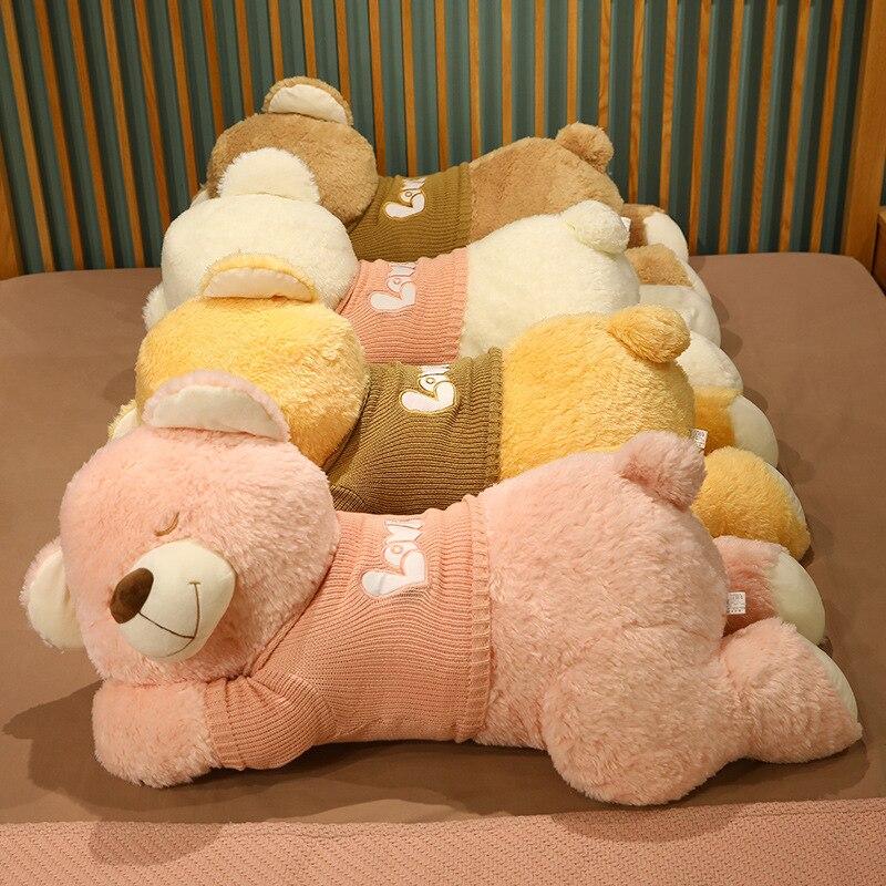 Pastel Sleeping Bears-Enchanted peach