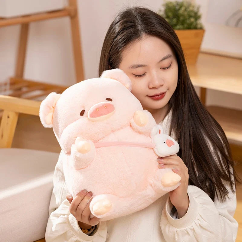 Peaches the Kawaii Pig Plushie-Enchanted peach