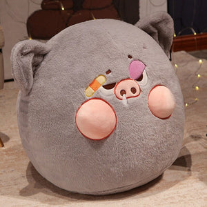 Perky Pigs Ball Plushie-Enchanted peach