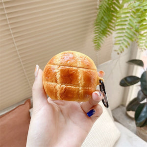 Pineapple Bread Airpods Case (1&2&Pro)-Enchanted peach