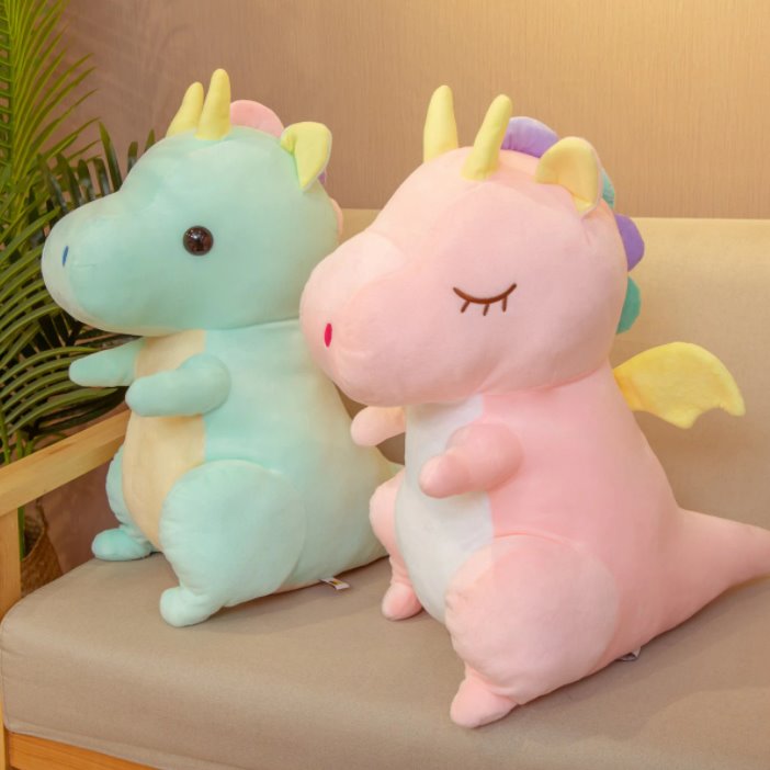 Piper and Blake the Pastel Dragon Friends-Enchanted peach