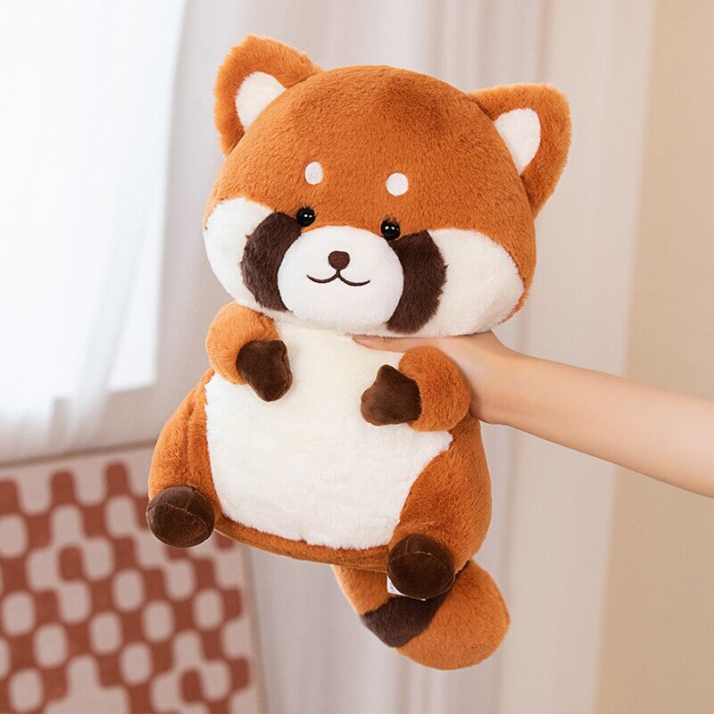 Pippin the Lovely Cute Red Panda Plush-Enchanted peach