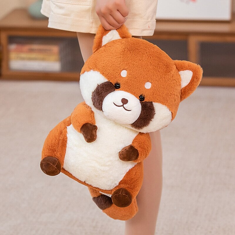 Pippin the Lovely Cute Red Panda Plush-Enchanted peach