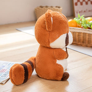 Pippin the Lovely Cute Red Panda Plush-Enchanted peach