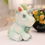 Rainbow Galaxy Unicorn Plushie Collection-Enchanted peach