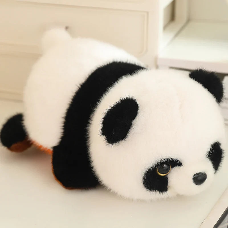 Reversible Red Panda to Panda Plush-Enchanted peach