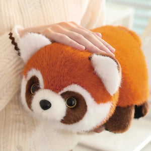 Reversible Red Panda to Panda Plush-Enchanted peach