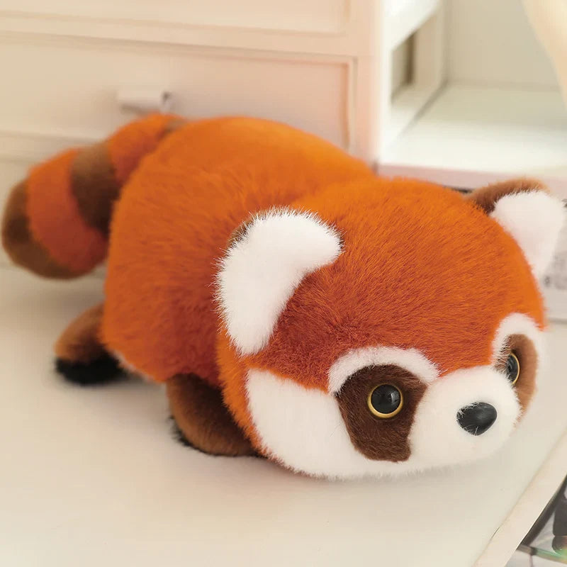 Reversible Red Panda to Panda Plush-Enchanted peach