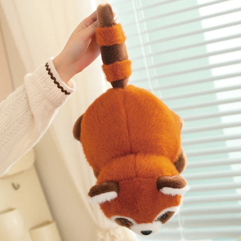 Reversible Red Panda to Panda Plush-Enchanted peach