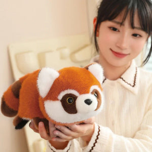 Reversible Red Panda to Panda Plush-Enchanted peach