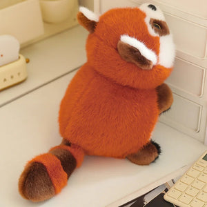 Reversible Red Panda to Panda Plush-Enchanted peach