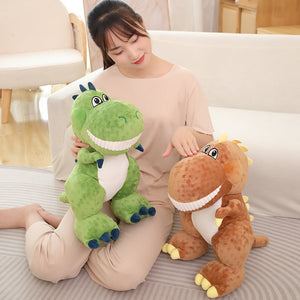 Rexy the Friendly Dinosaur Plushies-Enchanted peach