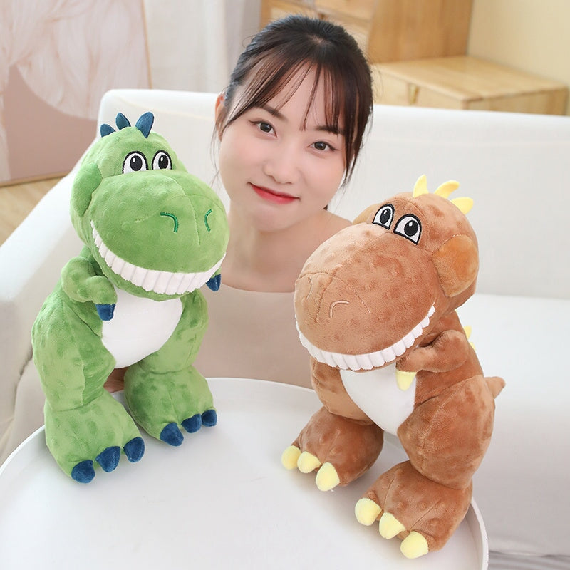 Rexy the Friendly Dinosaur Plushies-Enchanted peach