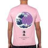 Ride the Worldwide Wave with Tato Tee | Galaxy Edition-Enchanted peach