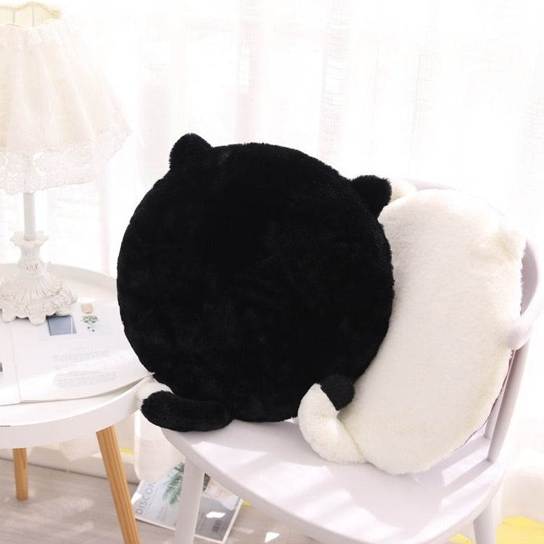 Round Cat Cushion-Enchanted peach