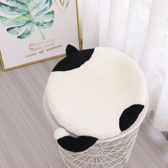 Round Cat Cushion-Enchanted peach