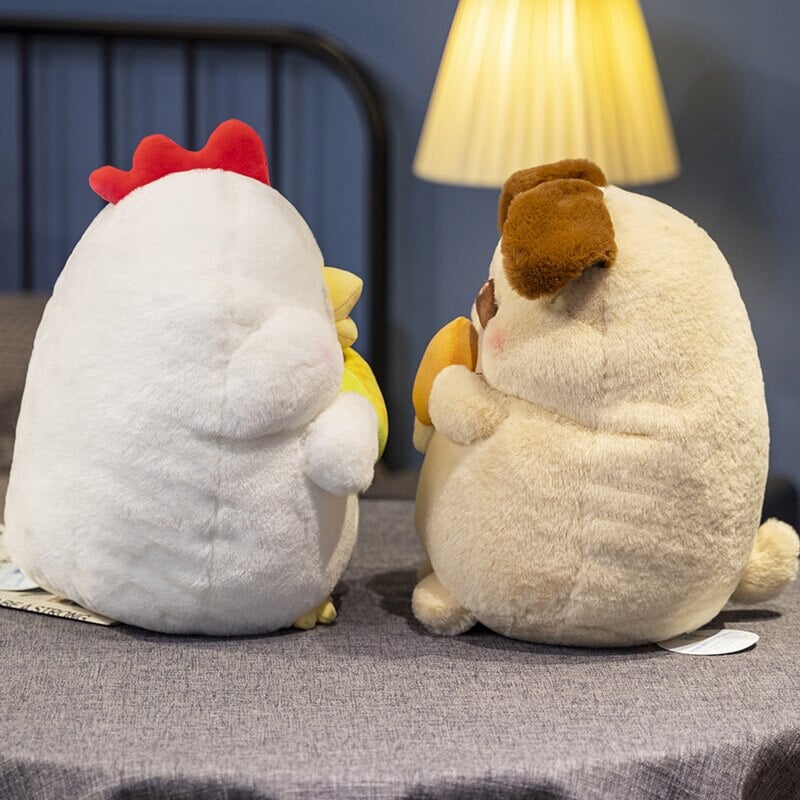 Round Fluffy Chonky Squad Plushies-Enchanted peach