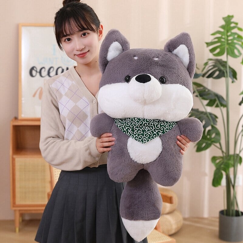 Runa and Taro the Shiba Plushies-Enchanted peach