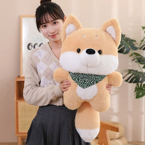 Runa and Taro the Shiba Plushies-Enchanted peach