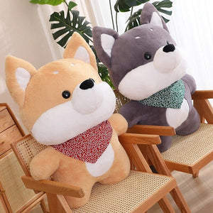 Runa and Taro the Shiba Plushies-Enchanted peach