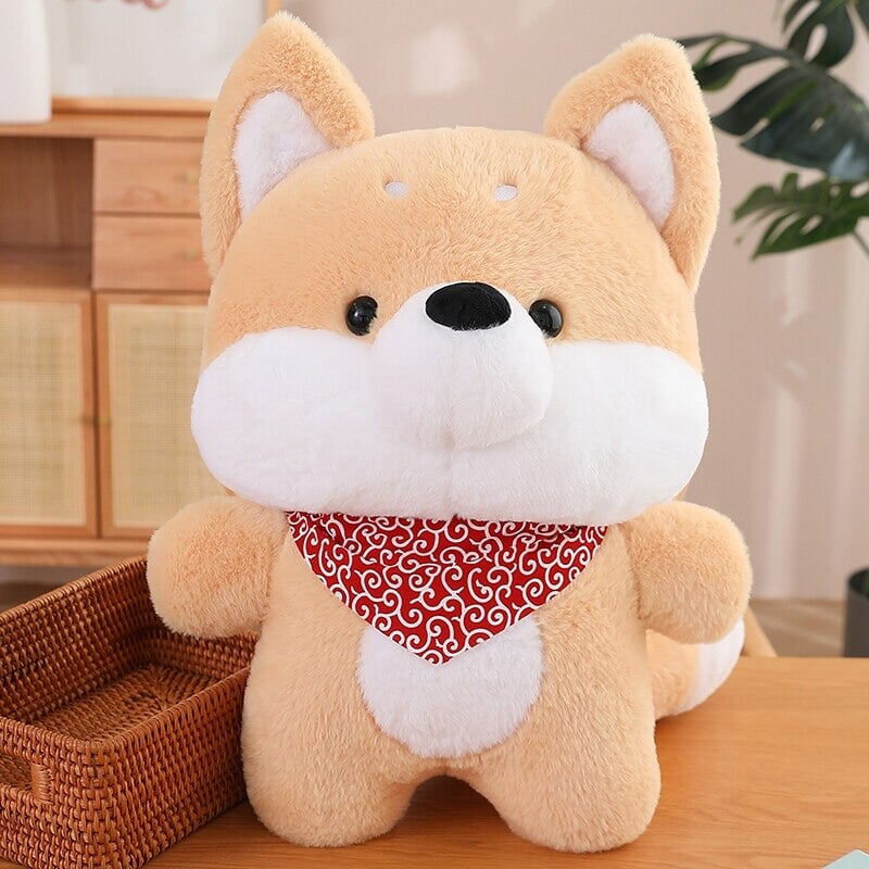 Runa and Taro the Shiba Plushies-Enchanted peach