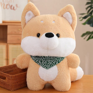 Runa and Taro the Shiba Plushies-Enchanted peach