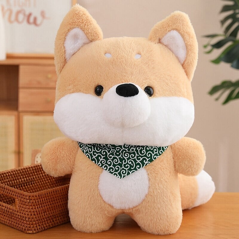 Runa and Taro the Shiba Plushies-Enchanted peach