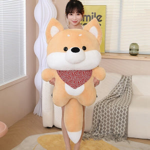 Runa and Taro the Shiba Plushies-Enchanted peach