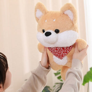 Runa and Taro the Shiba Plushies-Enchanted peach