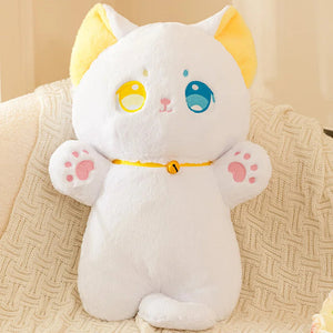 Sailor Moon Fluffy Black White Cat Plushies-Enchanted peach