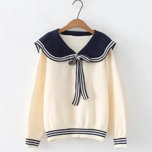 Sailor Moon Inspired Collar Long Sleeve Cardigan-Enchanted peach