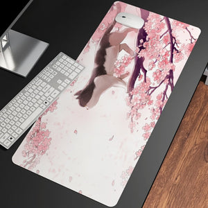 Sakura Cherry Blossom Large Mouse Pad Collection-Enchanted peach