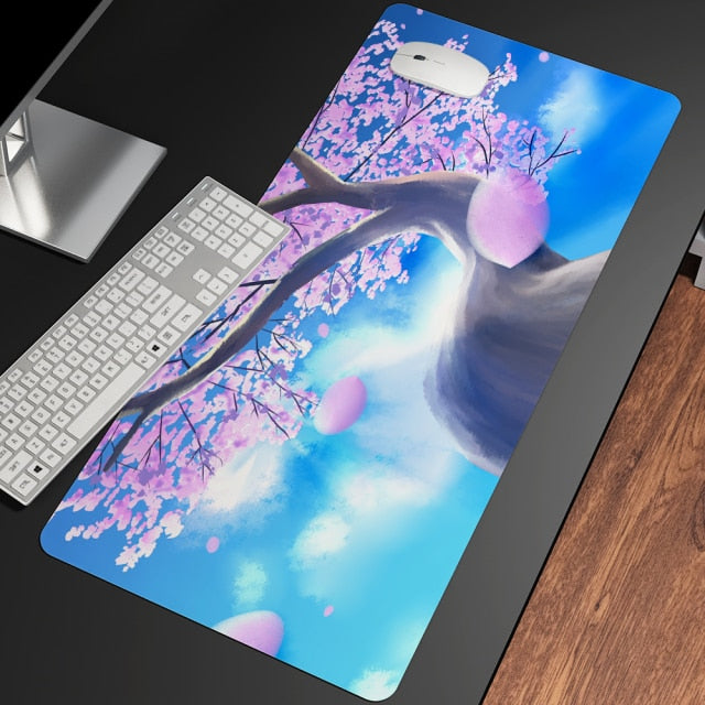 Sakura Cherry Blossom Large Mouse Pad Collection-Enchanted peach