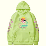 Sakura Flamingo Sunset Unisex Hoodie-Enchanted peach